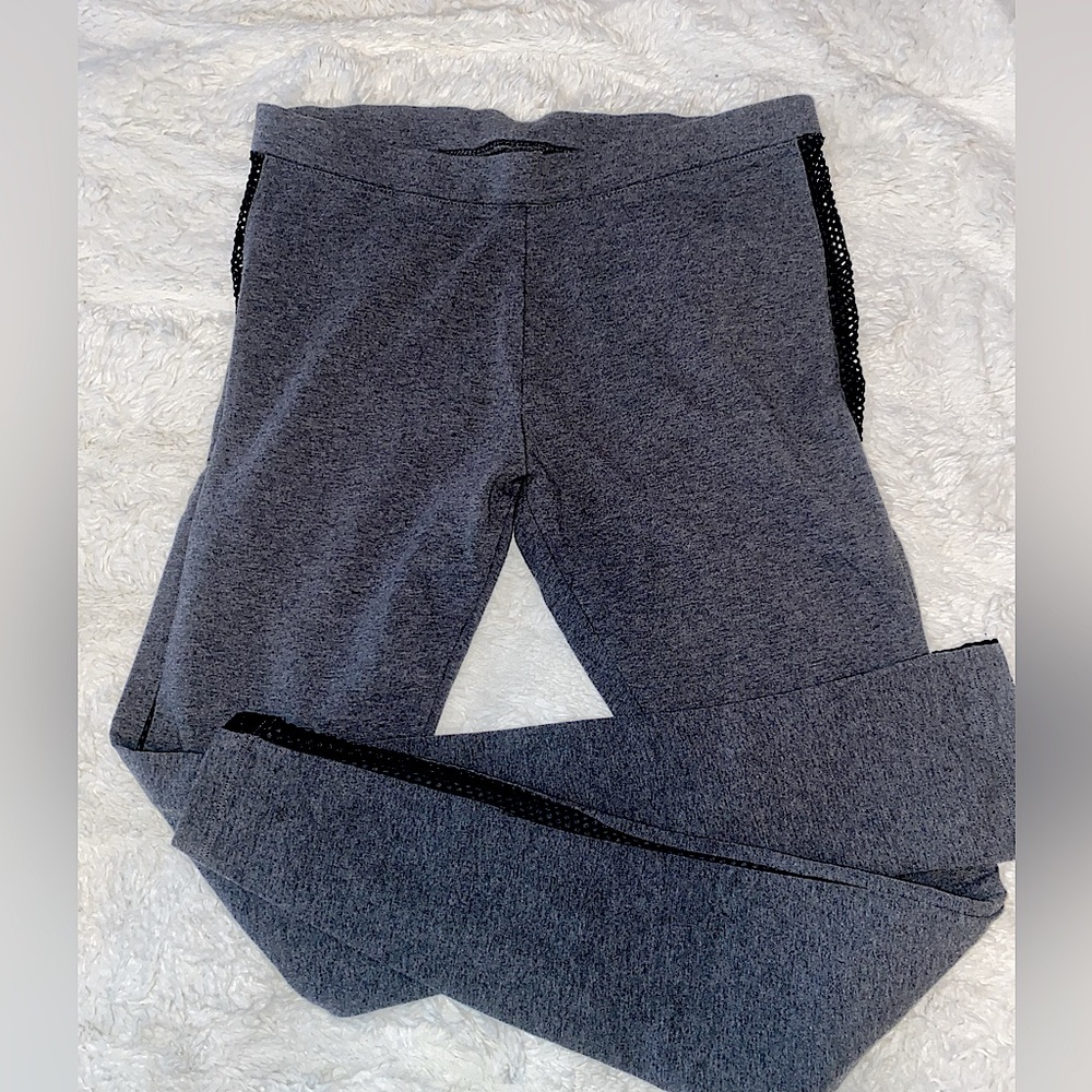 Victorias Secret Gray Mesh Leggings - Picture 1 of 3